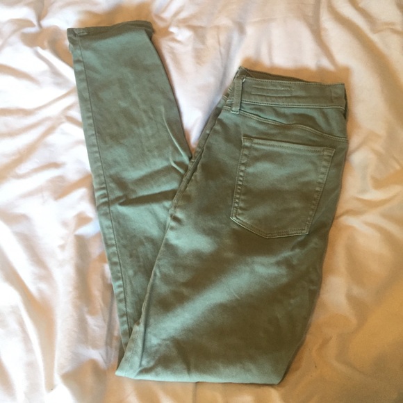 Pacsun Green Skinny Jeggings - Picture 2 of 4